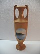 Michael 
Andersen vase 
model nr. 435. 
Keramik vase 
med håndmalet 
landskabs motiv 
og guld ...