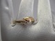 Kraftig Ring i 
14 karat 
hvidguld med 
0,05 ct. 
brillant 
Wesselton SI 
indfattet. 
guldsmede ...