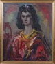 Enrique Ochoa 
1891-1979, 
portræt af 
dame, olie på 
lærred. 
Signeret 
Ochoa, 73 x 61 
cm. (80 x 68 
...