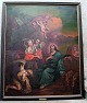 Oliemaleri på 
lærred. OLD 
MASTER, 
Syd-tysk 
old-master ca. 
1780'erne. 
Bibelsk scene 
med titlen ...