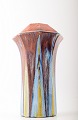 Fransk keramik 
vase, ca. 
1930´erne.
Flot polykrom 
glasur.
I perfekt 
stand.
Måler 27 ...