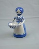 Figur i 
glaseret 
keramik med 
motiv af salt 
og peber pige
Design af Lars 
Syborg
Keramik, ...