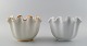 Wilhelm Kåge, 
Gustavsberg 
studiohand, 
"Carrara" 2 
keramikvaser.
Måler 10.5 x 
15 cm. 
I perfekt ...