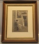 Peter Ilsted 
Ikke i O/S 
Syende pige i 
italiensk villa 
(Mezzotinte 
sort) c. 1928 
26.3 x 19.1 cm. 
...