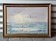Maleri på 
lærred med 
motiv af hav af 
Leon C. Møller. 
Signeret LCM.
(1899-1992)
Der er et ...