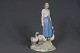 Porcelænsfigur: 
Bing & 
Grøndahl, Pige 
med gæs, h: 25 
cm