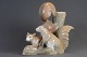 Porcelænsfigur: 
Lladro, Egern, 
h: 24 cm