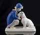 Porcelænsfigur 
'Pige med hund' 
(nr. 2163) af 
Claire Weiss 
for Bing og 
Grøndahl, ...