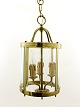 Messing hall 
lampe H. 44 cm. 
D. 22 cm. fra 
midt 
1900-tallet 
Nr. 307831
