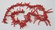 Rød koral kæde. 
19/20. årh. 
Længde.: 49 cm. 
 
Flot stand. 