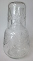 Virkelig smuk 
vandkaraffel og 
vandglas med 
detaljerede 
slibninger, ca. 
1910. Højde 
karaffel: 20 
...