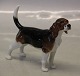 Hutchenreuther 
porcelænshund 
Beagle Fox 
Hound 11 x 14.5 
cm Germany 
Jagthund