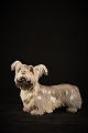 Dahl Jensen , 
DJ porcelæns 
figur af Skye 
terrier hund.
Dekorations 
nummer:1102. 
1.sort. H:11cm. 
...