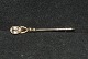 Broche, 14 
karat guld
Stemplet: CA, 
585
Guldsmed  
1893-1937	C.F. 
Andreasen
Længde 4,4 ...