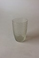 Holmegaard 
Isblomst 
vandglas. Jacob 
Bang 1934. 
Måler 12 cm