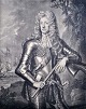 Engelsk 
kunstner (18. 
årh.) Jakob II. 
Konge af 
England 
(1685-1688). 
Sort blad. 23 x 
18 cm. ...