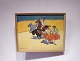 Akvarel med 
tyrefægtning 
motiv signeret 
Erik Larsen.
H - 50 cm, B - 
64 cm og D - 4 
cm.
Uden ...