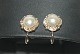 Øreringe med 
perle forgyldt 
sølv
med skrue
Stemplet: 
830S, HJ
Størrelse 1 
cm.
Fin ...