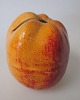 Spare bøsse i 
form af et 
æble, 
håndbemalet ler 
tøj, 19. årh. 
Danmark. 
Højde.: 8 cm. 
Flot stand!