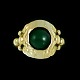 Georg Jensen. 
14k Gold Ring 
with Green 
Agate #111. 
1915-1930 
Hallmarks
Designed by 
Georg Jensen 
...