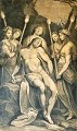 Raimond, Jean 
(1695 - 1766) 
Frankrig: Jesus 
Christ dans le 
Sépulcre. 
Kobberstik. 
Signeret. 44 x 
...