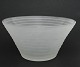 Holmegaard, 
Broksø mat 
presset glas 
1938-1941, 
designet af 
Jacob E Bang. 
Høj skål. 
Diameter ...