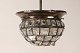 Gammel dansk 
loftslampe fra 
ca år 1900
Fremstillet af 
metal besat med 

blyindfattede 
talrige ...
