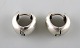 Et par 
skandinaviske 
modernistiske 
øreringe i 
sølv. 
1960'erne.
Stilrent 
design.
I flot ...