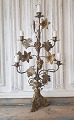 1800tals fransk 
kirkestage med 
5 lysarme.
Dekoreret med 
blomster, 
blade, druer og 
...