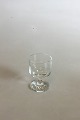 Holmegaard 
Profil 
Snapesglas. 
Designet af  
Christer 
Holmgren. Måler 
7,1 cm x 4,6 cm 
dia.