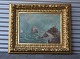 Molemiljø, med 
små og store 
skibe i vandet. 
Maleri, olie på 
lærred
Ukendt 
kunstner, midt 
1800 ...