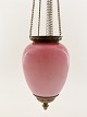 Ampel rosa 
farvet med hejs 
 19.årh.  Nr. 
375166