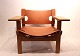 Den Spanske 
stol, model 
BM2226, 
designet af 
Børge Mogensen 
i 1958. Stolen 
er i eg med 
cognac ...