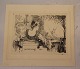 Nr 101 1901 Den 
lille Prinsesse 
Trykt i 5 ekspl 
 og pladen er 
udslebet Lysmål 
11.5 x 15 cm  
...