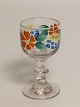 Emaljedekoreret 
glas
Sverige ca. år 
1890-1900
H. 9,3cm.