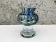 Ses glasbruk / 
Kosta, 
Lysestage, med 
blå og grønne 
striber,  
15,5cm høj, 
13cm i 
diameter, 
Design ...