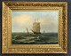 Ubekendt 
kunstner (20. 
årh. ): Marine 
med sejlskibe. 
Olie på lærred. 
Signeret.: C. M 
07. 34,5 x ...
