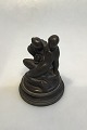 Gerhard Henning 
Bronze figur 
Elskende par, 
1913. Sign. 
monogram. Expl 
3. Figurgruppe 
af ...