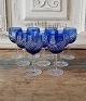 Sæt på 9 
koboltblå Römer 
snapseglas.
Højde 8,5 cm.