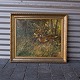 Naturmaleri med 
motiv af ræv i 
skovområde
Kunstner K J 
Andersen, født 
1939
Olie på 
lærred. ...