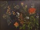 Slut 1800-tals 
maleri. 
Blomstermaleri.
 Olie på 
malerpap. 
Usigneret. 
Guldramme.
Lysmål: 22,8 
...