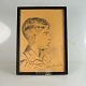 Tegnet portræt 
af dreng i 
profil
Kunstner Lars 
Nielsen år 
1893-1965
Kul på papir. 
...