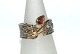 Designers 
Favorites ring, 
Sterling sølv  
226
Sort Rhodium 
og 18 karat 
guld belægning
Ring ...