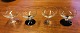 Holmegaard 
Champagneskåle, 
Bygholm 4. stk. 
Ranke 4 stk. 
Minerva 4 stk. 
Saxholm 4 stk.