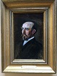 Frantz 
Henningsen 
(1850-1908):
Portræt af 
ældre herre 
1893.
Olie på lærred 
monteret på ...