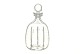Holmegaard 
klukflaske
Højde 26,5 cm
Pæn og 
velholdt stand
