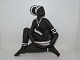 Michael 
Andersen 
keramik figur / 
vægrelief, sort 
dame.
Dekorationsnummer 
5580.
Måler 23 x ...