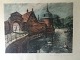 Peder Møller 
(1890-1961):
S-broen ved 
Frederiksborg 
Slot, Hillerød.
Farveradering 
på ...