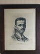 Heinrich Dohm 
(1875-1940):
Portræt af 
Læge Niels R. 
Finsen 
(1860-1904).
Radering på 
...