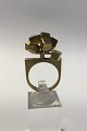 Hans Hansen 14 
Kt Guld Ring 
Moderne Ring 
Str 55  Vægt 
10.5 gr